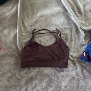 Born Primitive Chocolate Strappy Sports Bra